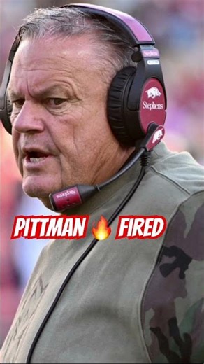 BREAKING: Arkansas Fires Coach Sam Pittman After Historic Loss – Bobby Petrino Returns as Interim