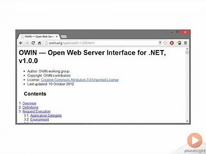 ASP.NET Basics 2 - 2.03 OWIN