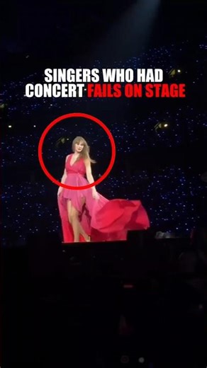 SINGERS WHO HAD CONCERT FAILS ON STAGE