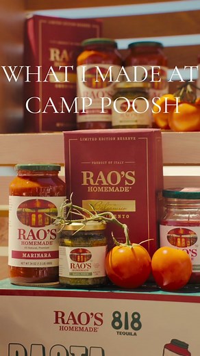 @Rao’s Homemade Sunday Feast for the Poosh campers ❤️ #ad The best way to end the weekend at Coachella🔥Full Menu Below 👇 Appetizers: • Caprese with Rao’s Homemade Limited Reserve Extra Virgin Olive Oil 30-Year Aged Balsamic Condiment • Italian Chopped Salad and Pepperoncini Vinaigrette with Rao’s Homemade Limited Reserve Extra Virgin Olive Oil White Balsamic Condiment Pasta Bar: • Rigatoni Bolognese with Rao’s Homestyle Bolognese Sauce Rao’s Homemade Rigatoni • Vegan Spicy Fusilli with Rao’s H