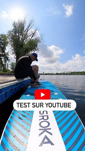 Test, avis et présentation du stand up paddle gonflable Easy de la marque Sroka Company. C’est une planche de paddle idéale pour les débutants car très stable et aussi disponible pour la rivière, la mer ou les lacs. @srokawatersports @brunosroka | Sup-Passion
