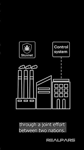 Unmasking Stuxnet: The First Cyberweapon #shorts