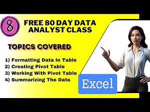 #8 Data Analyst Training in Tamil: Learn in Just 80 Days for Free/Data Analysis Using Excel Day-8