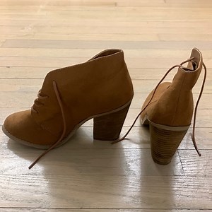 Call It Spring Camel Colored Booties