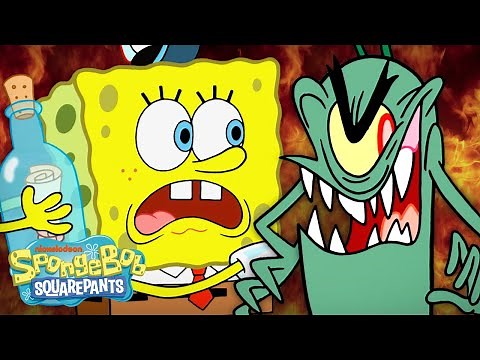 COUNTING Every Time Someone Says "Plankton!" | 45 Minute Compilation | SpongeBob