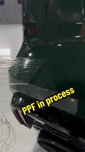 This is how PPF works. Our Audi RS6 was involved in a minor accident — the rear bumper took a hit. The result? Only the PPF was damaged. We removed the film, and the paint underneath was 100% perfect, no scratches, no repaint, no drama. That’s exactly the job of Paint Protection Film. PPF takes the damage so your paint doesn’t. Protection works. Investment works. #ppf #paintprotectionfilm #audiRS6 #ppfworks #carprotection