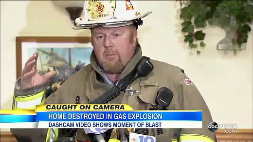 Police Dashcam Catches New Jersey Gas Leak Explosion