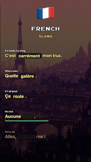 5 more French slang phrases to sound native 🇫🇷 #LearnFrench #FrenchPhrases #FrenchSlang