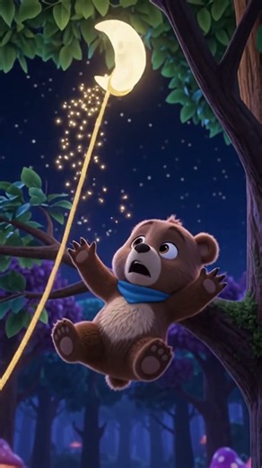 The Little Bear Who Stole the Moon! 🌙🐻 | Funny Animated Story for Kids