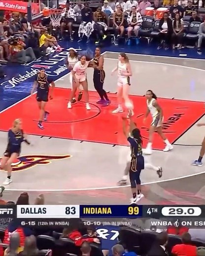 Sydney Colson three puts team above the 100 point mark