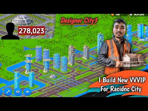 😃Designer City3 Mobile Gameplay || I Build New VVVIP Racidnc City || Building Designer gameplay ||😀