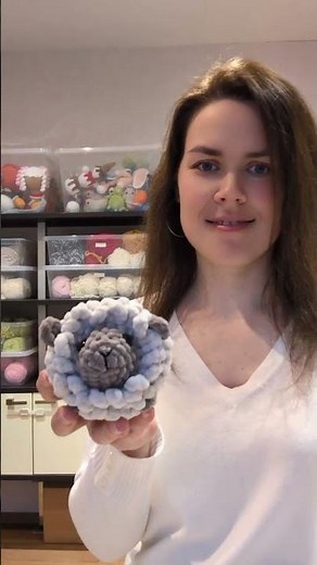 Plush Sheep crochet DIY kit & pattern. #plushies #crochettoys #amigurumi