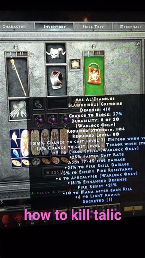 ROTW uber ancients blood boil how to kill talic last gear d2r #d2r best in slot gear