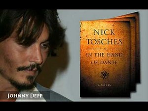 Johnny depp reading "In The Hands Of Dante"