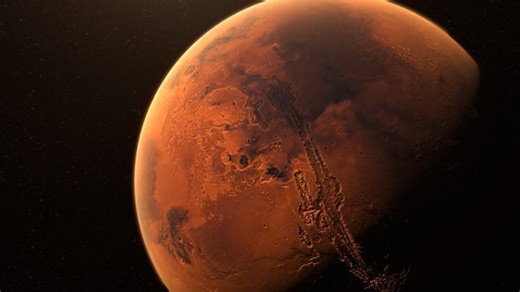 Planet, Mars, Red Planet. Free Stock Video
