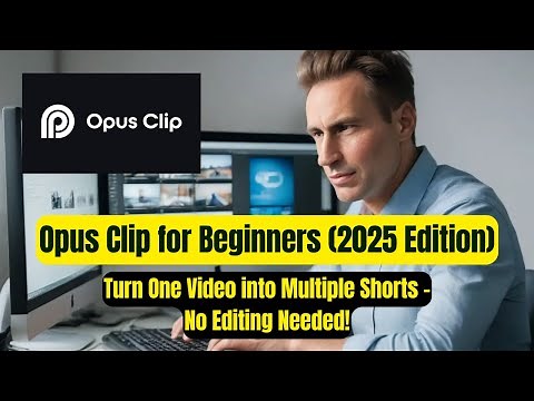 Opus Clip for Beginners (2025): Turn One Video into Multiple Shorts – No Editing Needed!