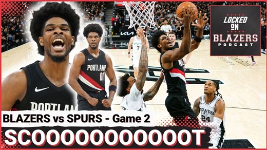 Scoot Henderson DELIVERS! Trail Blazers Comeback & Take Game 2 vs Spurs | Wemby Gets A Concussion