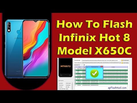 Infinix Hot 8 X650C Full Flash Stock Firmware Install Orange State & Red State Dead Software Repair