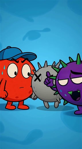 How Vaccines Work (Zombie Virus) 🧟💉 #microverse #animation #sciecne