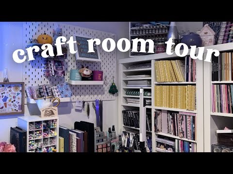 Take a Tour of my Craft Room/Work Space/Reading Nook!