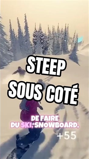 Steep est un jeu beaucoup trop sous-coté ! ❄️ #gaming #steep #ubisoft #ski #shorts