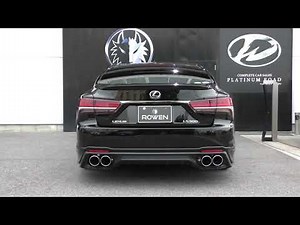 LEXUS LS500 Exhaust Sound by ROWEN EXHAUST