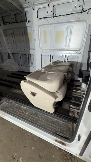 The process of converting a Volkswagen Crafter minibus