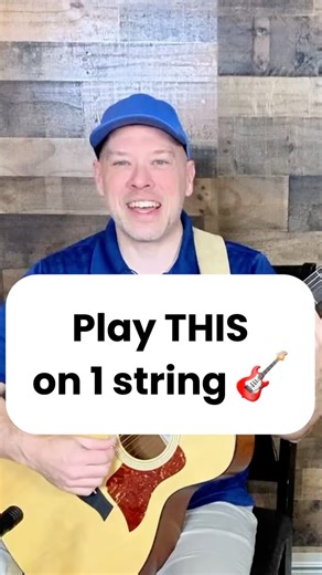Play THIS on 1 string if you’re a guitar beginner