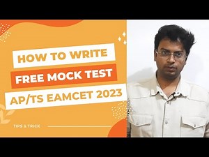 HOW TO WRITE ✍️ FREE EAMCET MOCK TEST|AP/TS EAMCET 2023 PREPARATION|#tseamcet2023 #apeamcet2023