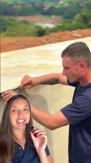 Construction of a vinyl pool in a lap pool design in Vargem - SP 💙