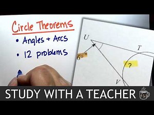 Geometry Final Prep 2026: Circle Theorems Angles & Arcs | Study With a Teacher
