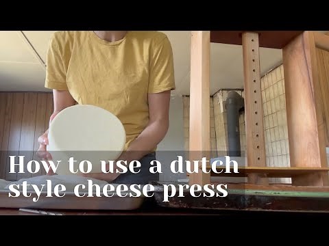 How To Use A Dutch Style Cheese Press/ Quick and Simple Video