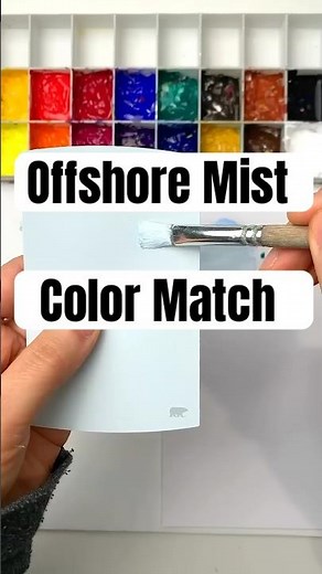 100% #blue Color Match Challenge 😱 #shorts #colormixing #paint #art #white #Orange #Green