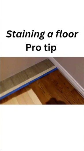 Staining A Floor Pro Tip #varathane #minwax #duraseal #stain