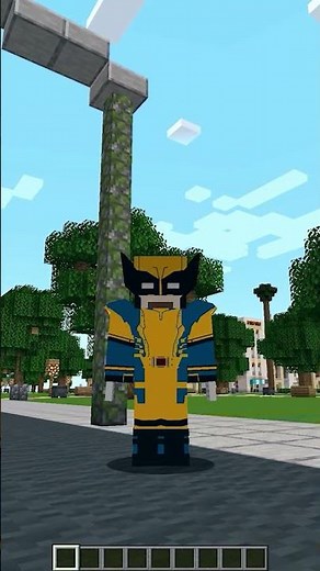 Wolverine and Deadpool in Minecraft 1.20.1!