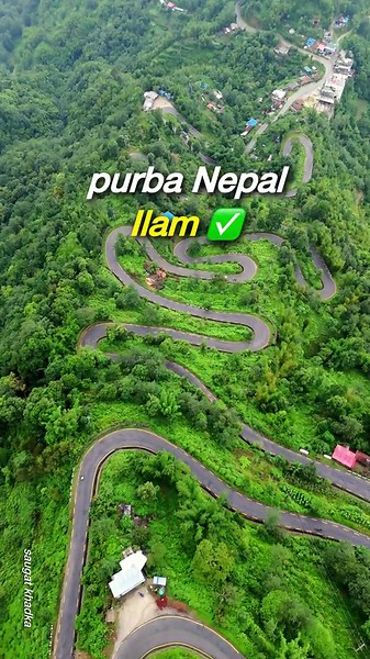 Sindhuli bhanya? Ilam ko sadak ho — scenic Ilam road view