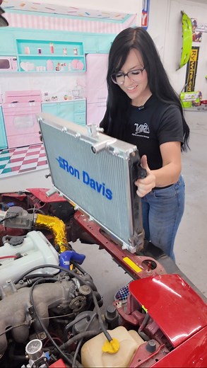 Welcome to my kitchen serving up fresh Ron Davis Racing radiators everyday. #doityourself #cars | Team Sally Racing