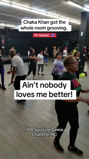Ain’t Nobody Line Dance is real smooth! - Groove Rock - 704 Soul Line Dance - Classes in Charlotte, NC #fyp #linedance #charlottenc #aintnobody #chakakhan DC: @Duke4🕺🏾💙