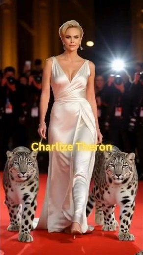 Charlize Theron 🎬 look-alike on the red carpet ▶️ 018