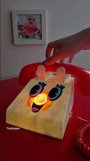 Powerpuff Girls Hotline Toy Iconic Telephone (fanmade product)🩵🩷💚#powerpuffgirls #telephone #toys