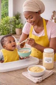 Homemade Baby Protein Powder (6 Months+) | Boost Growth Naturally 🇳🇬 Part 1