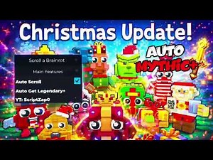 [❄️NEW] Scroll a Brainrot Script - Auto get Mythic, Prismatic, XXL, Secret and More!