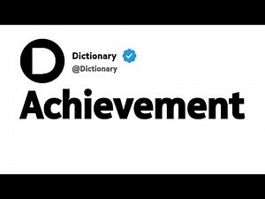 Achievement Synonyms | Thesaurus | Similar Words