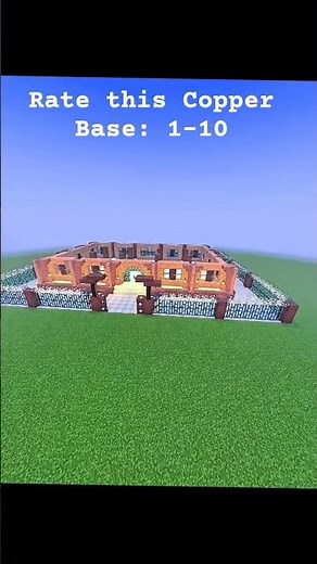 Minecraft Copper Base Showcase (Satisfying Build) #minecraft