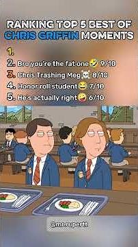Ranking the Funniest Chris Griffin Moments Ever 🤣 | Family Guy #familyguy #chrisgriffin #funny
