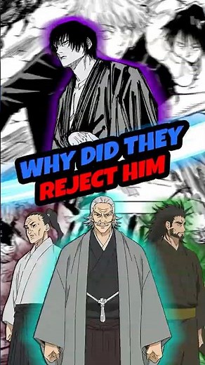 Why did the Zenin clan reject Toji