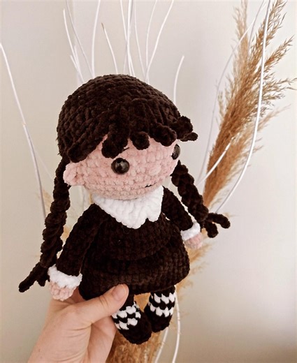 Gothic Amigurumi Doll Crochet Pattern, Plush Toy (PDF Pattern) - Etsy