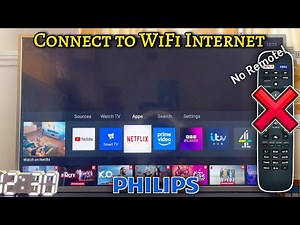 How to Connect Philips TV to WiFi without Remote | 3 Ways to Connect to Internet