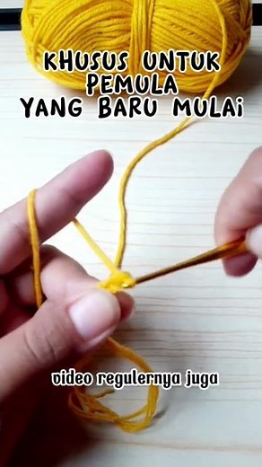 Tutorial merajut untuk pemula
