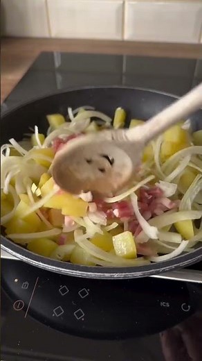 We love this recipe for tartiflette-style eggs in a casserole dish!! @LacuisinedeGarance